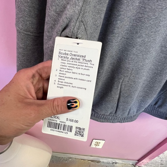 lululemon athletica Gray Varsity Jacket - Picture 4 of 4